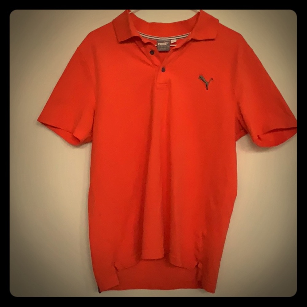 Orange Puma Polo